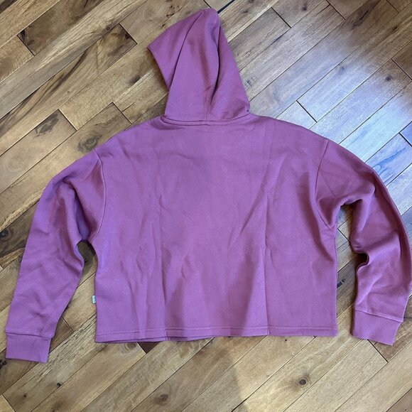 *NWOT* Women's cropped XXL Puma Mauve pullover hoodie sweatshirt - Picture 16 of 16
